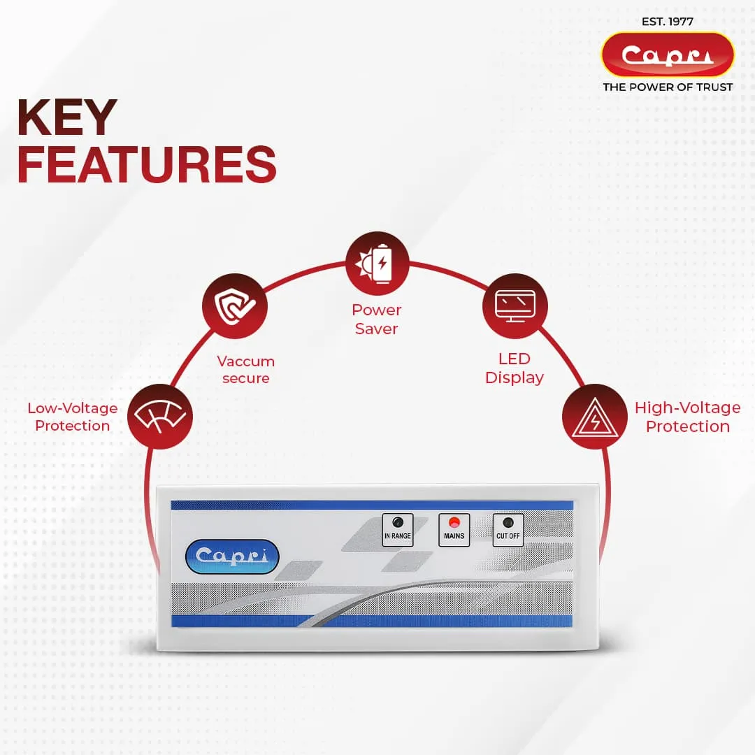 Capri CA 130-50 WOM ITD Voltage Stabilizer - Image 4